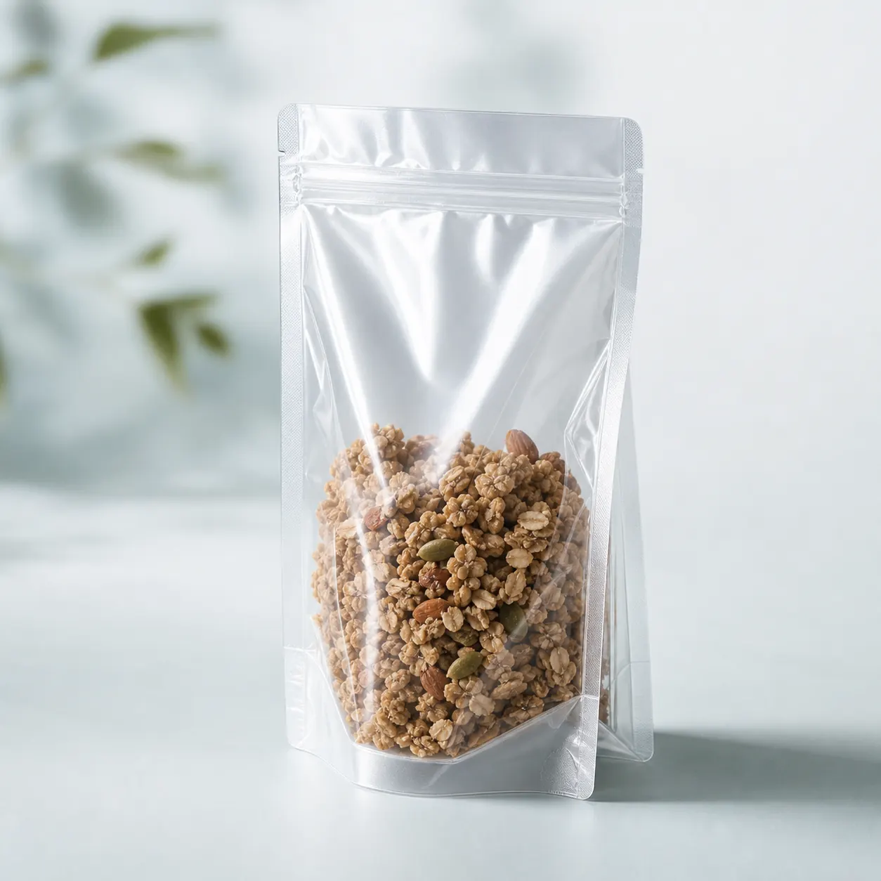 Clear Side-gusset Bag - clear side-gusset bag custom flexible packaging